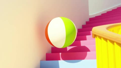 Pushing Emily down the stairs 2