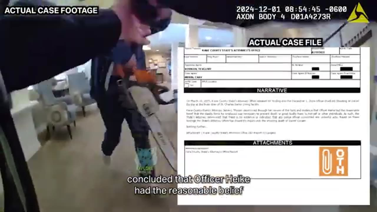Cops Trapped in Real-Life Chainsaw Massacre