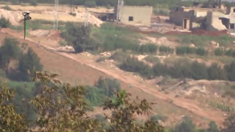 Syrian War Sensehr, N. Hama, TOW vs. T-72, hit (Hazzm Movement) 2014.09.02