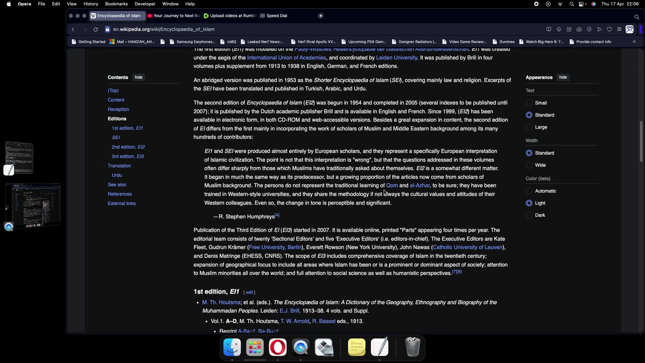 Encyclopaedia of Islam pt2