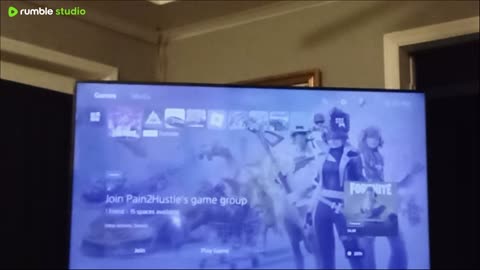 Playing fortnite