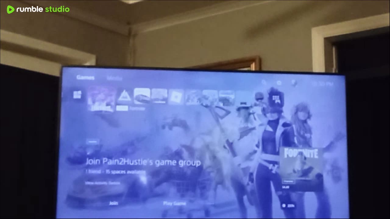Playing fortnite