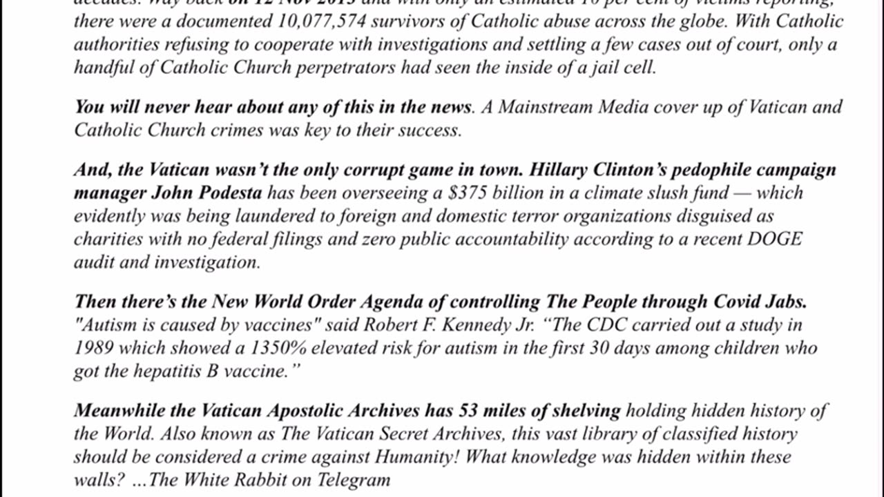 WTPN SITUATION UPDATE FEATURING RESTORED REPUBLIC 5-10-25