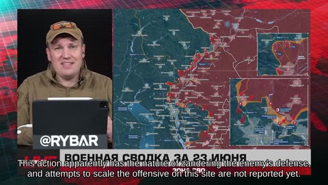 ❗️🇷🇺🇺🇦🎞 🎣 RYBAR HIGHLIGHTS OF THE RUSSIAN MILITARY OPERATION IN UKRAINE ON Jun.24, 2025
