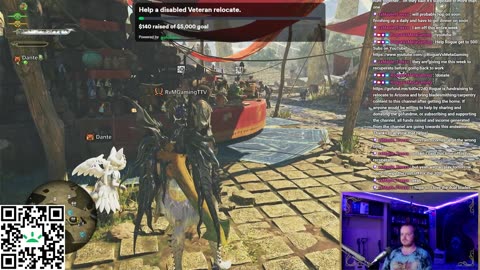 Fundraiser for moving, Gaming, Chatting