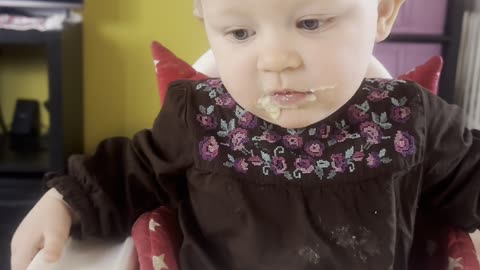 Good Morning — Mommy Feeding Baby Kayla Breakfast 🥣