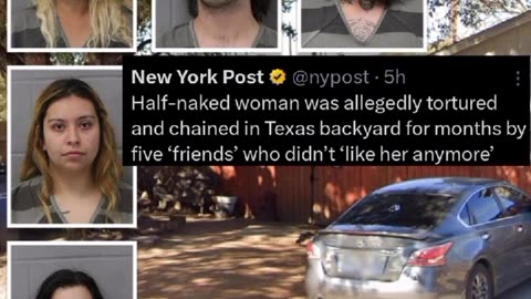 The woman was tortured by five friends