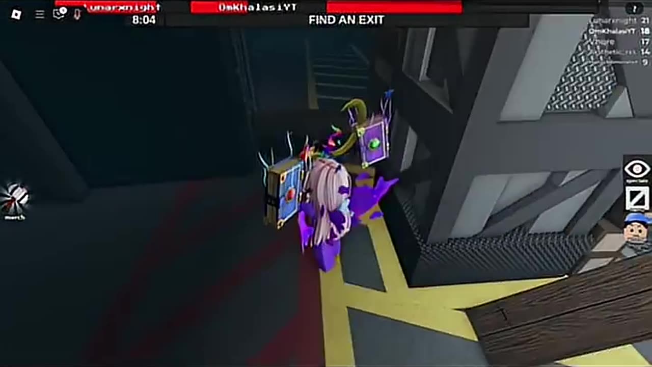 WHY IS SHE RUNNING THIS FAST??? IT might be LAG! BUT ITS SO FUNNY!! Flee the facility roblox