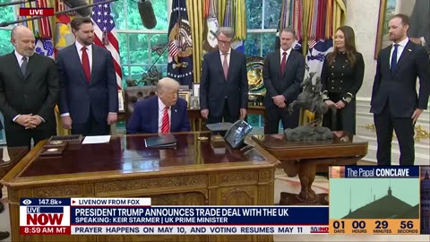 Trump calls British PM following trade deal