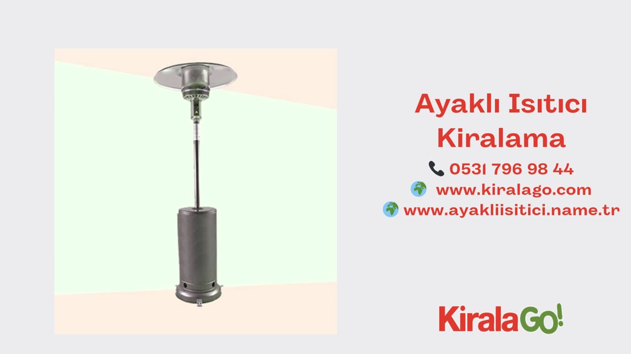 ayakli isitici kiralama