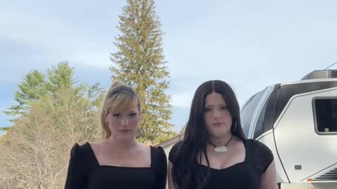 Twin sisters tgirls in some city of america