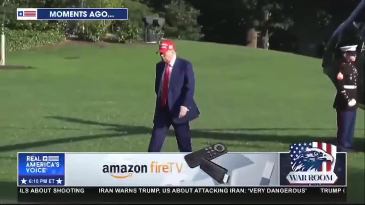 President Donald J. Trump loves America and his new flagpole.