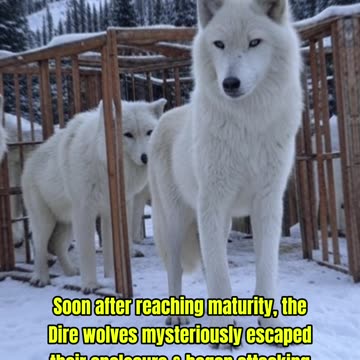 Were you aware the resurrected Dire Wolf puppies love Jurassic Park?