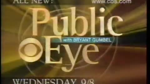 June 9, 1998 - Promo for 'Public Eye with Bryant Gumbel'