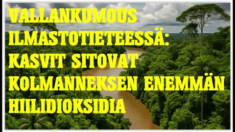 Vallankumous ilmastotieteessä - kasvit sitovat kolmanneksen enemmän hiilidioksidia
