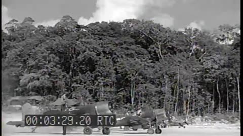 AFTERMATH OF TWO F4... - AFTERMATH OF TWO F4U'S MIDAIR CRASH, VELLA LAVELLA FLD., NEW - 428-npc-1387