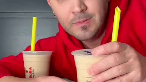 Monster drinks boba tea