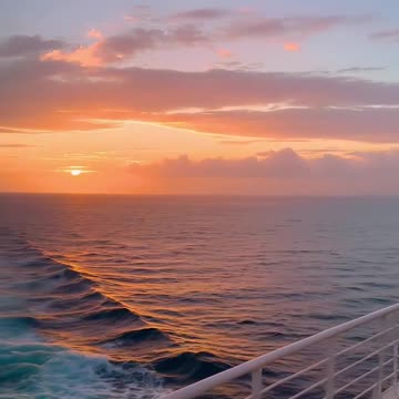 When the sunset meets the rainbow.