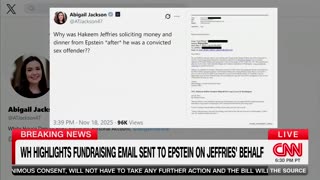Hakeem Jeffries solicited money from Jeffrey Epstein AFTER he was a convicted child sex offender.