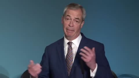 Nigel Farage holds Reform UK press conference