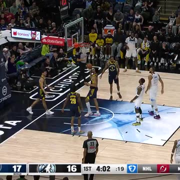 NBA - Ant fights through the contact and finishes for the and-1 😤