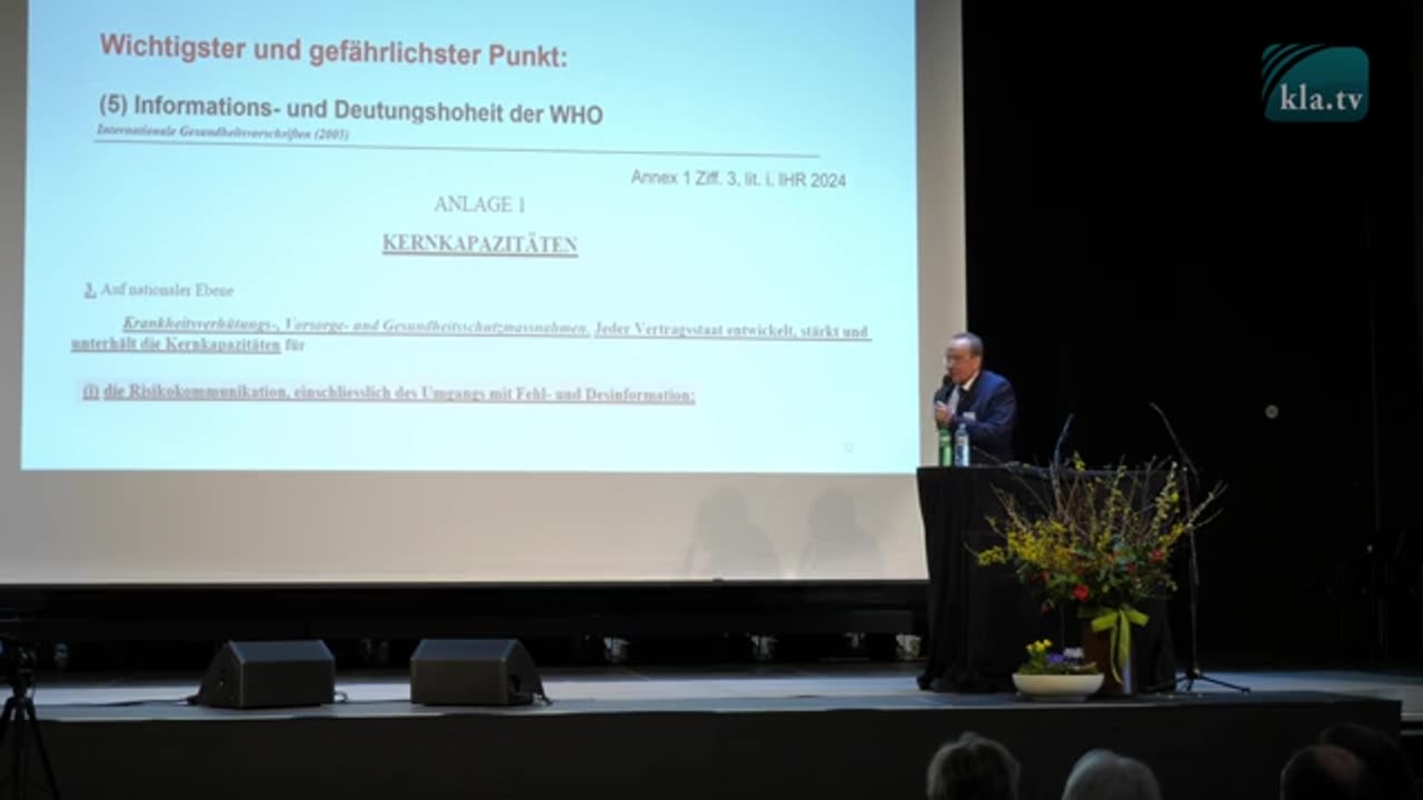 Ferngesteuert von der WHO – Vortrag von Philipp Kruse beim WHO-Symposium o1.o5.2025 klaTV37407