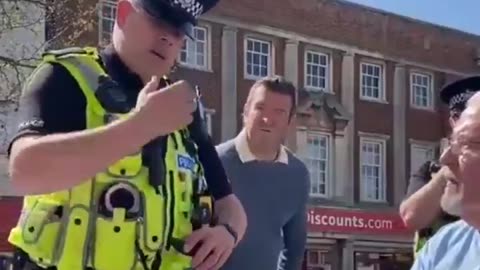 UK officers tell elderly man that saying “speak English” may qualify as hate crime.