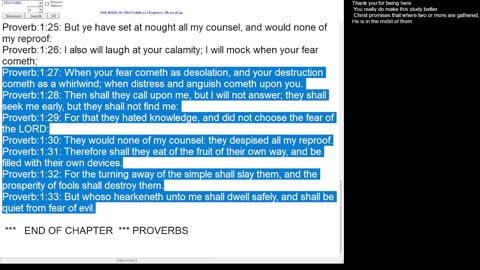 Proverbs 1