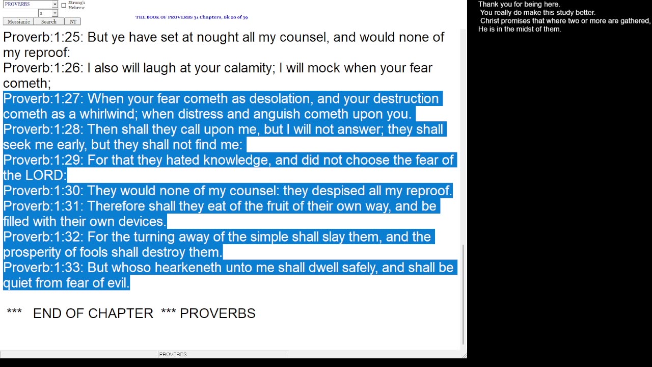 Proverbs 1