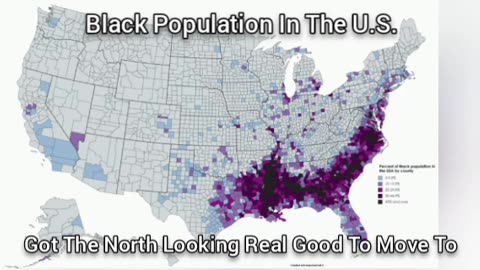 The U.S. Black Population Map got the North of the U.S. looking real good to move to
