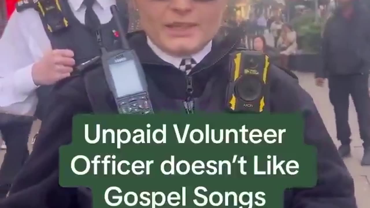 “You are not allowed to sing religious songs outside the church!”