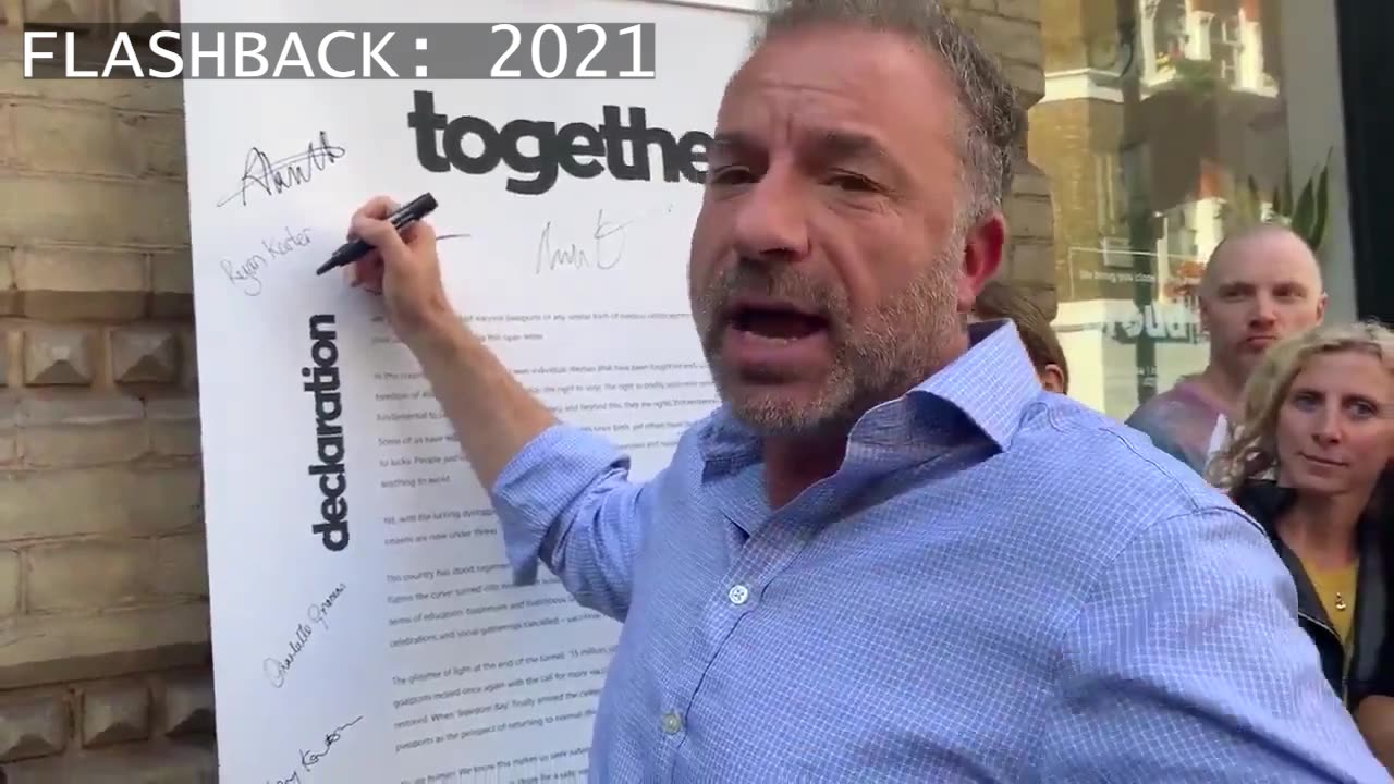 FLASHBACK: We came #together in 2021, along with many others, and fought off vaccine passports