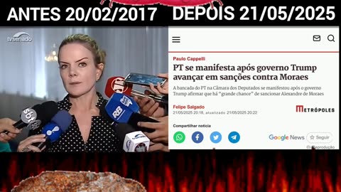 2017 - 20 de fevereiro A senadora Gleisi Hoffmann (PT-PR)