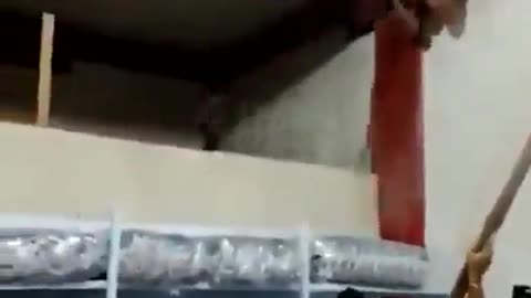 Ceiling troll spotted