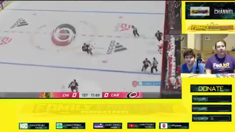 NHL 21 Blackhawks vs Hurricanes