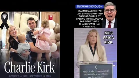 Die Witwe von Charlie Kirk Erika Kirk mit einer klaren Ansage an die Linken