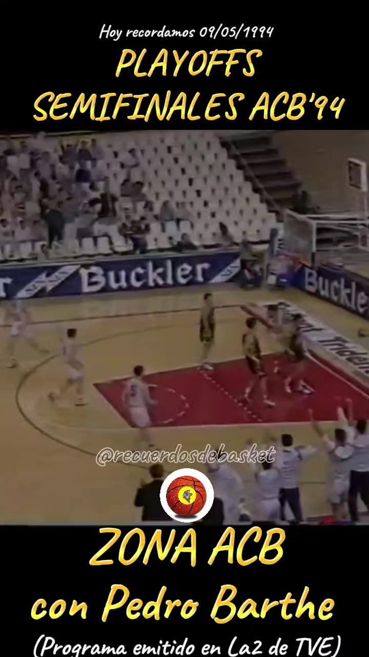 ZONA ACB con Pedro Barthe! Las 10 jugadas de la semana, 10! Semifinales Playoffs Liga ACB 1993/94