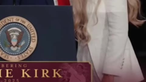 Claims swirl about Erika Kirk's hand gesture at husband's memorial