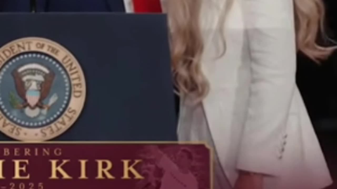 Claims swirl about Erika Kirk's hand gesture at husband's memorial