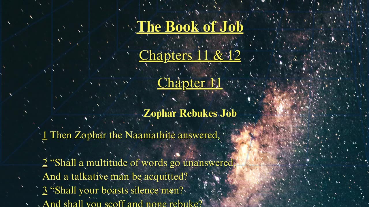 Christian Meme Video: Job Chapters 11 & 12 (04/06/2025)