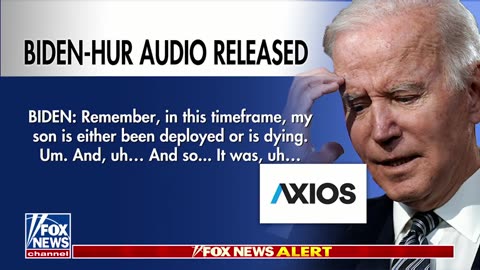 A recording of Biden ’s interview with Special Counsel Robert Hur just dropped