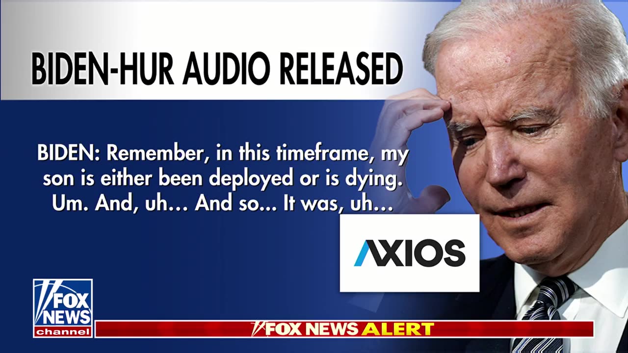 A recording of Biden ’s interview with Special Counsel Robert Hur just dropped