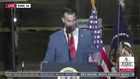 WATCH: District Attorney Clay Fuller Hypes up the Rome Crowd Before President Trump - 02/19/26