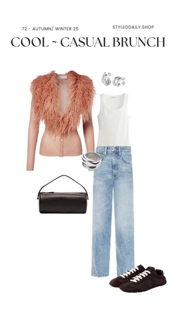 Spring Cool-Casual Brunch | Styled Daily #capsulewardrobe #fashioninspo