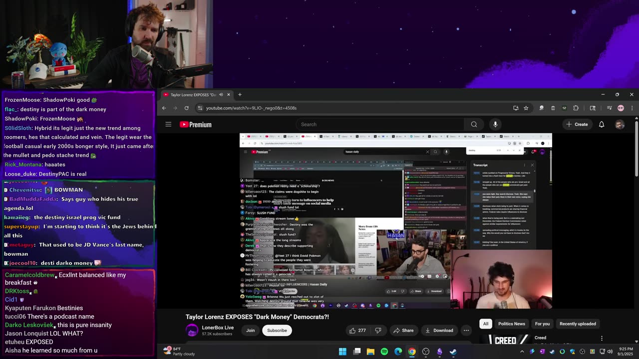 [Mirror] Destiny YouTube Stream