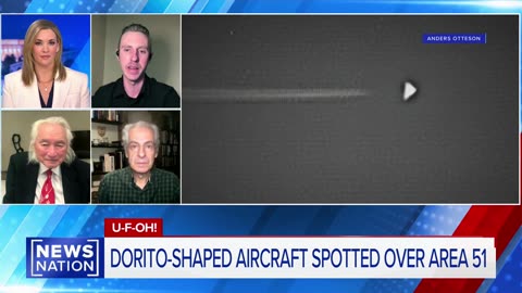UFO experts react to 'Dorito' aircraft flying over Area 51