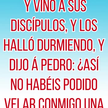 "¿Ni una hora pudieron velar conmigo?" Matthew 26:40 #shorts #youtube #jesus #views #ytshorts #yt