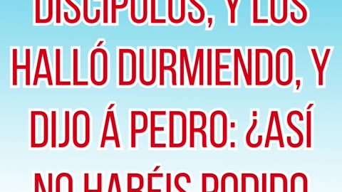 "¿Ni una hora pudieron velar conmigo?" Matthew 26:40 #shorts #youtube #jesus #views #ytshorts #yt