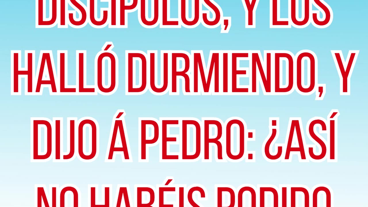 "¿Ni una hora pudieron velar conmigo?" Matthew 26:40 #shorts #youtube #jesus #views #ytshorts #yt