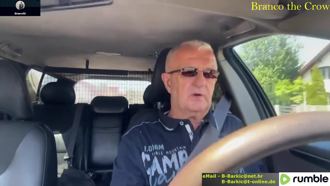 Branco Barkic überträgt einen Livestream -09-05-2025